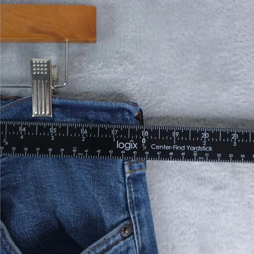 Levis Jeans Mens 38x30 Blue‎ 559 Relaxed Straight Distressed Denim Stretch 2013